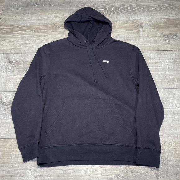 LRG Hoodie Mens Small Black Pullover Streetwear Kangaroo Lifted Research Group - Picture 1 of 9
